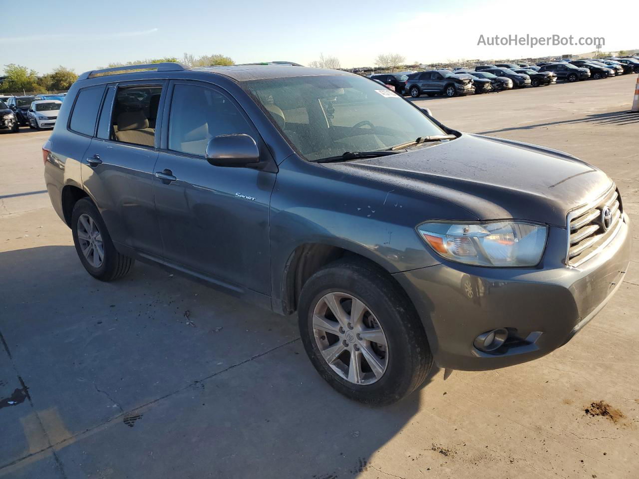 2008 Toyota Highlander Sport Угольный vin: JTEDS43A682023964