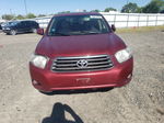 2008 Toyota Highlander Sport Red vin: JTEDS43A982053704