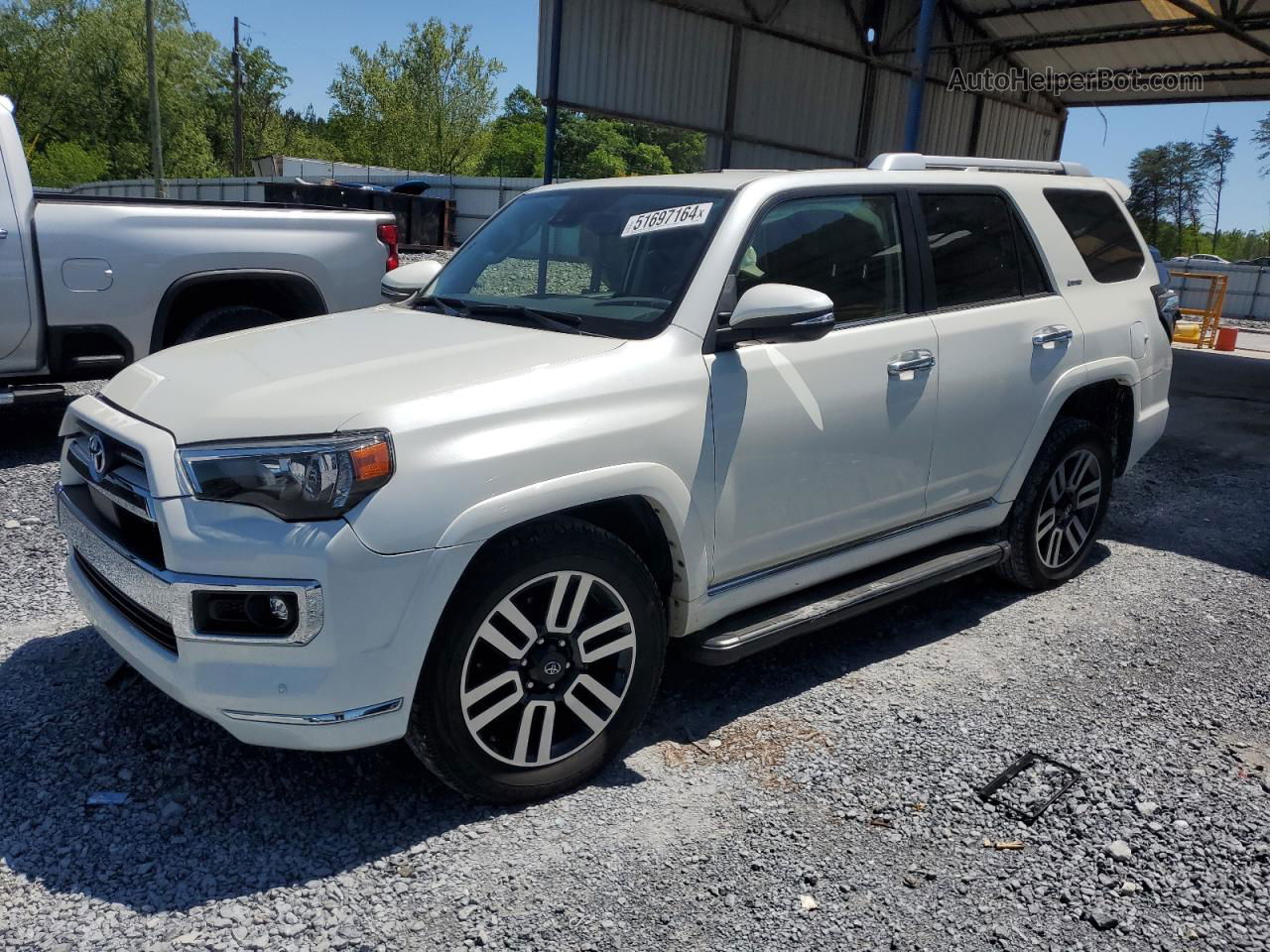 2021 Toyota 4runner Night Shade White vin: JTEDU5JRXM5247529