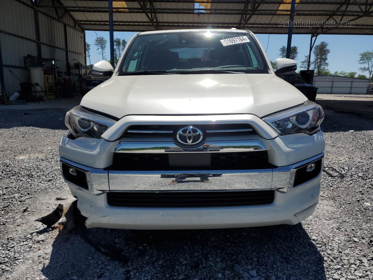 2021 Toyota 4runner Night Shade White vin: JTEDU5JRXM5247529