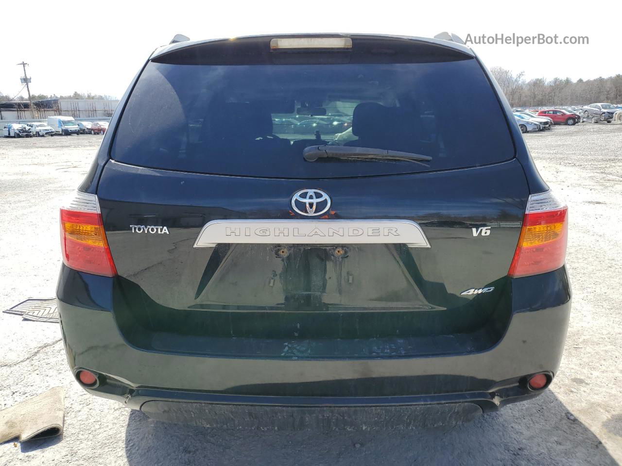 2008 Toyota Highlander  Black vin: JTEES41A082062475