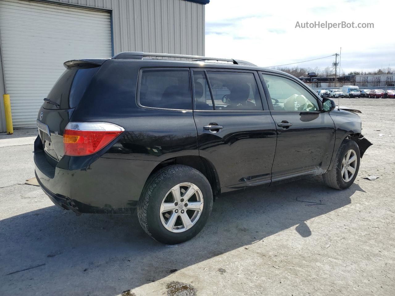 2008 Toyota Highlander  Black vin: JTEES41A082062475