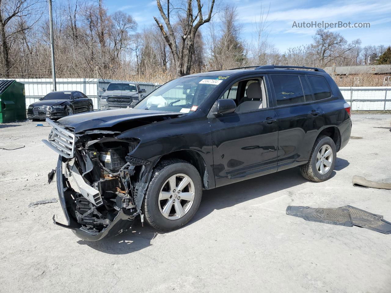 2008 Toyota Highlander  Black vin: JTEES41A082062475