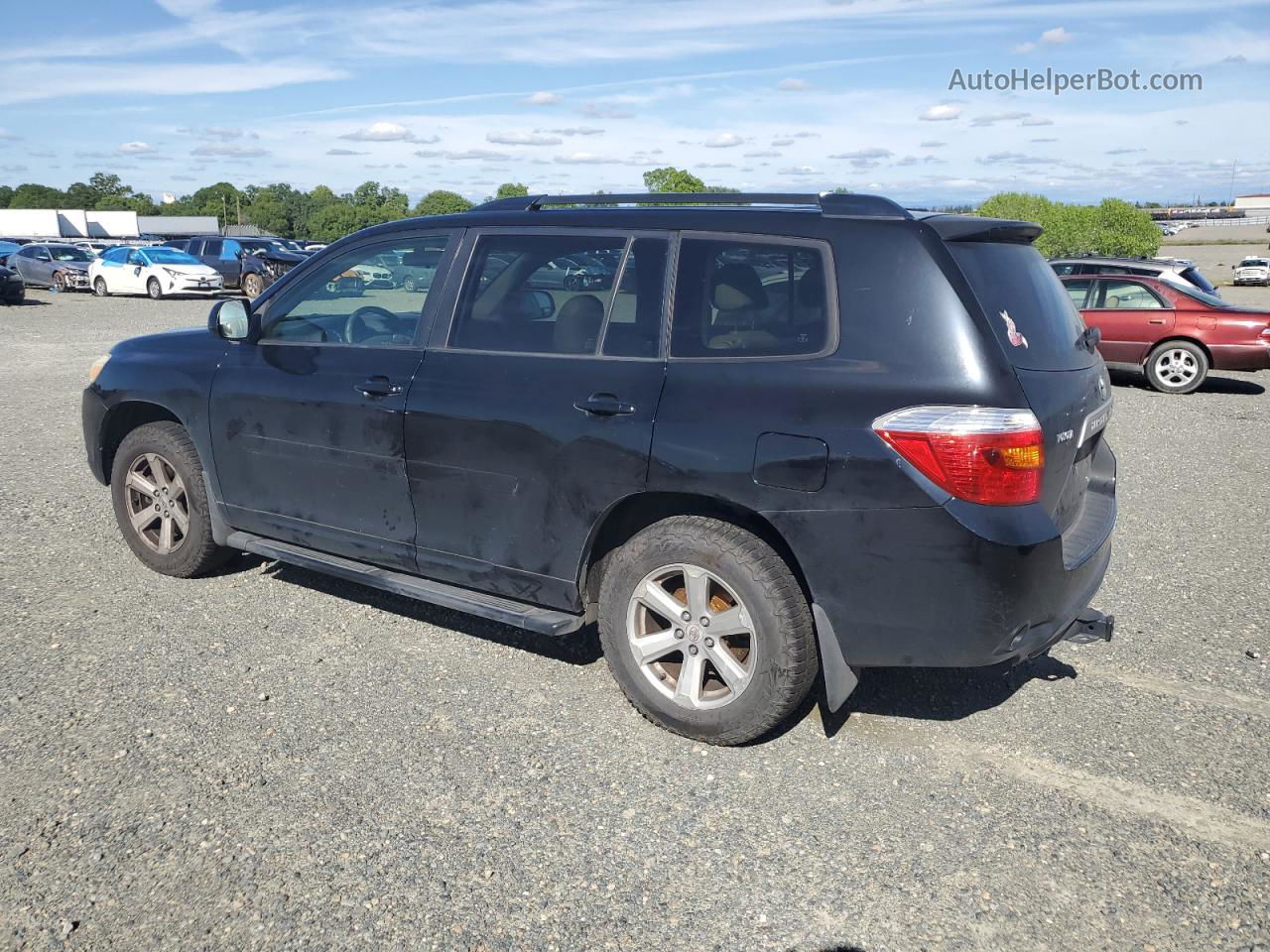 2008 Toyota Highlander  Black vin: JTEES41A182010739