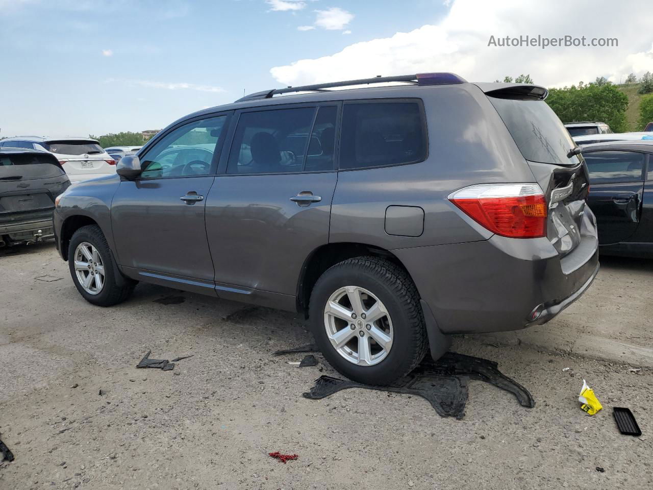 2008 Toyota Highlander  Gray vin: JTEES41A282009261