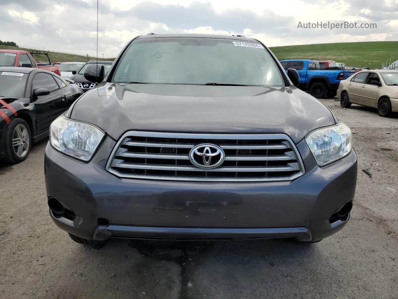 2008 Toyota Highlander  Gray vin: JTEES41A282009261