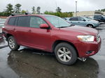 2008 Toyota Highlander  Красный vin: JTEES41A282013844