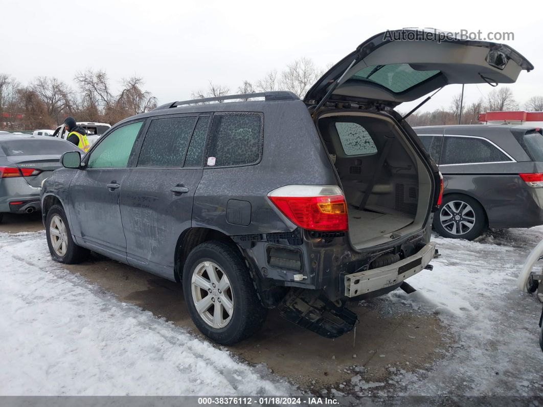 2008 Toyota Highlander   Серый vin: JTEES41A382025324