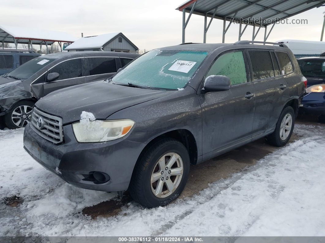 2008 Toyota Highlander   Серый vin: JTEES41A382025324