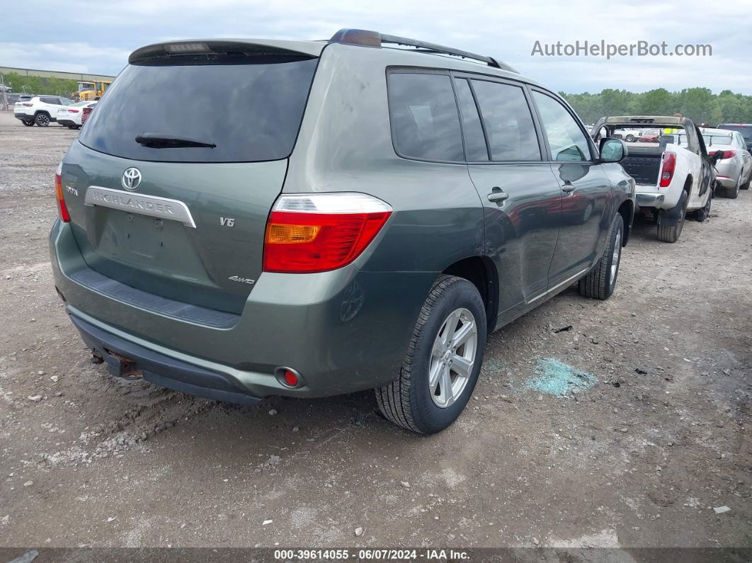 2008 Toyota Highlander   Green vin: JTEES41A382087144