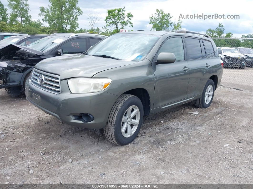 2008 Toyota Highlander   Зеленый vin: JTEES41A382087144