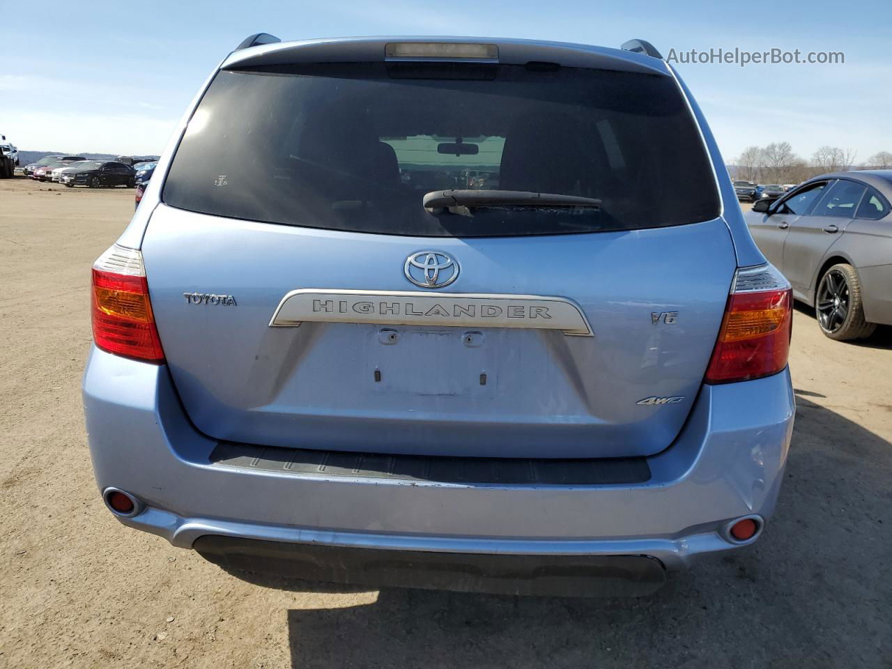 2008 Toyota Highlander  Blue vin: JTEES41A482103089