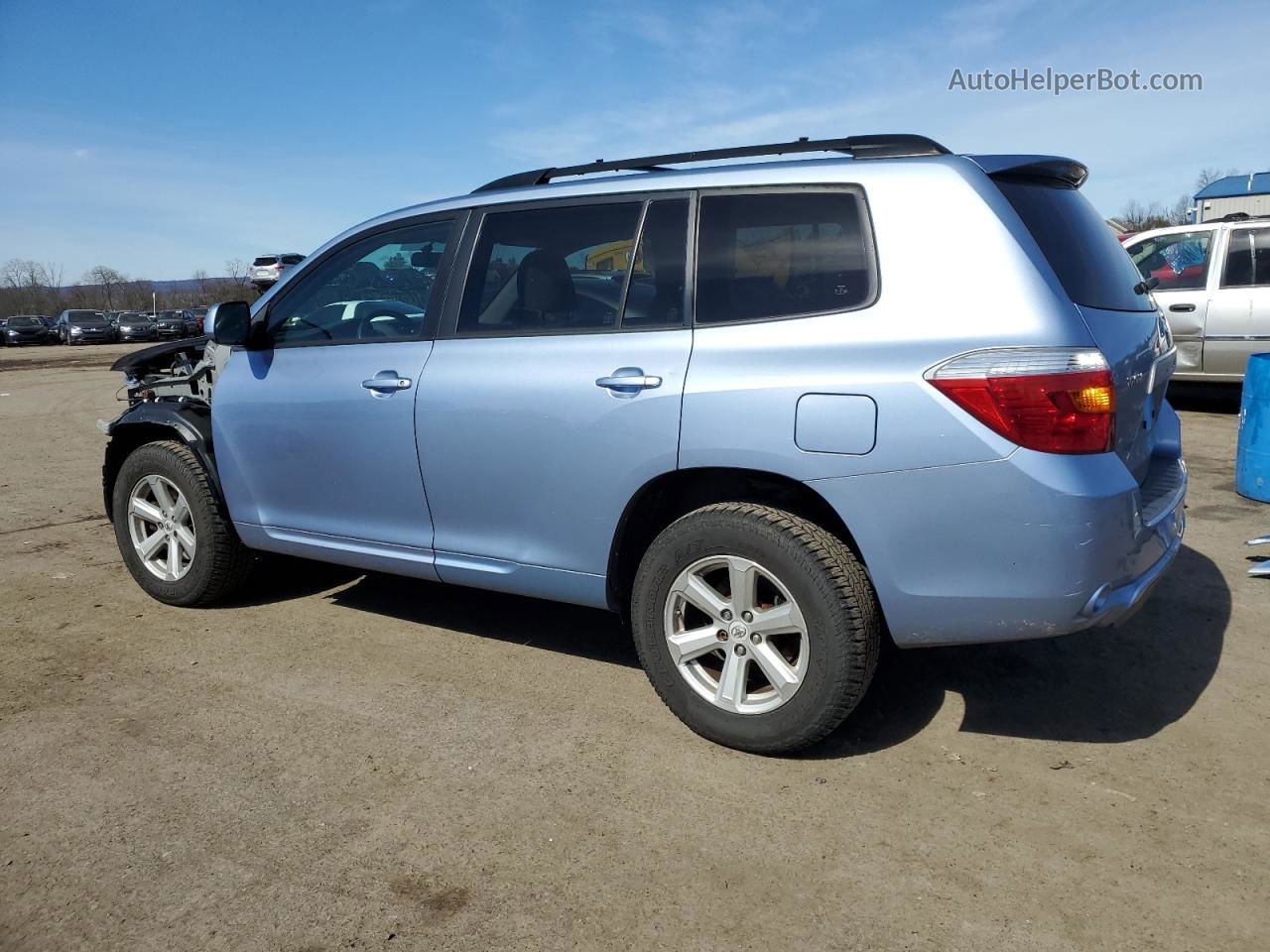 2008 Toyota Highlander  Blue vin: JTEES41A482103089