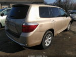 2008 Toyota Highlander Base Gold vin: JTEES41A582043694