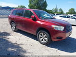 2008 Toyota Highlander   Red vin: JTEES41A582096671