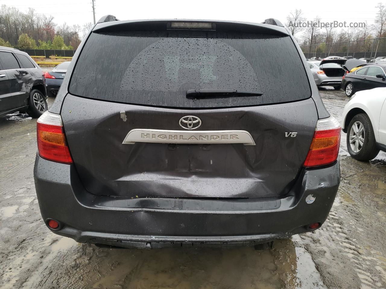 2008 Toyota Highlander  Gray vin: JTEES41A682003835