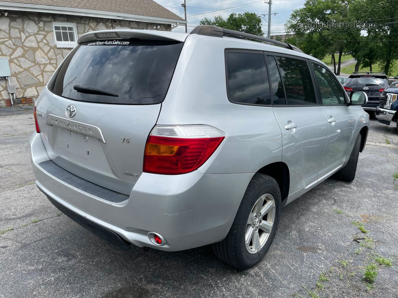 2008 Toyota Highlander  Silver vin: JTEES41A682029920