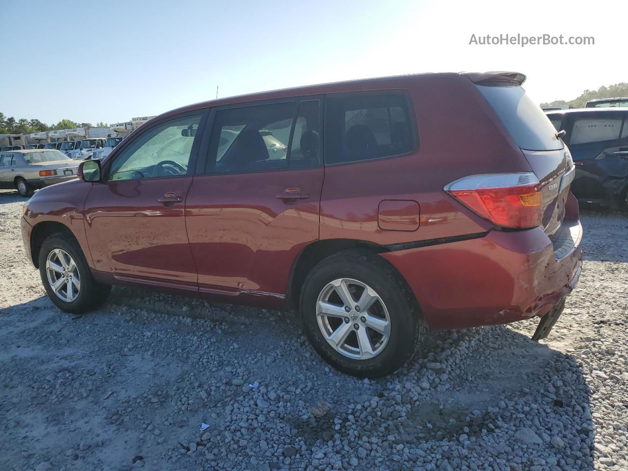 2008 Toyota Highlander  Burgundy vin: JTEES41A782039680