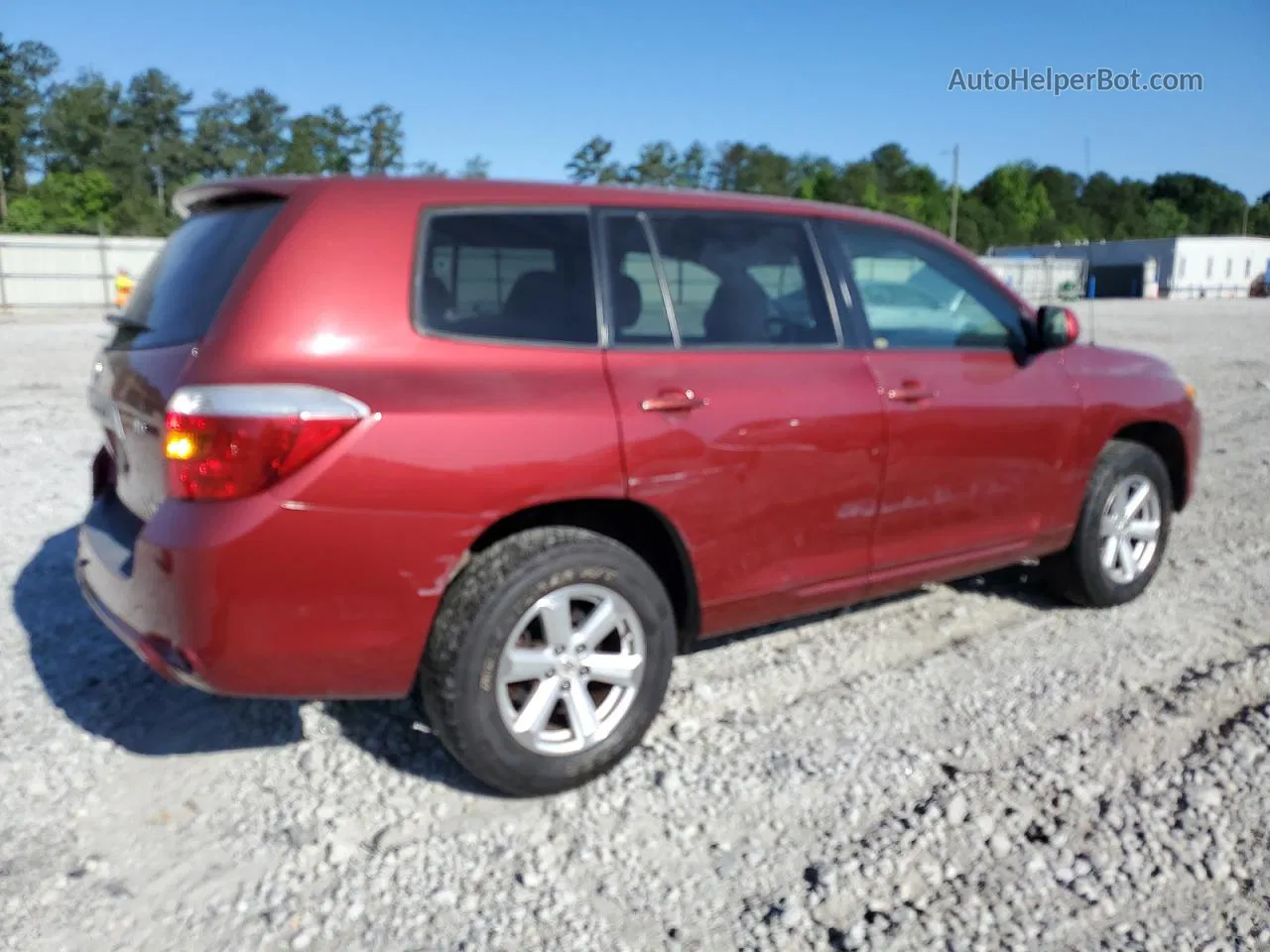 2008 Toyota Highlander  Burgundy vin: JTEES41A782039680