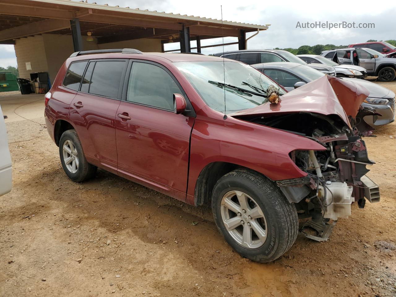 2008 Toyota Highlander  Красный vin: JTEES41A782067706