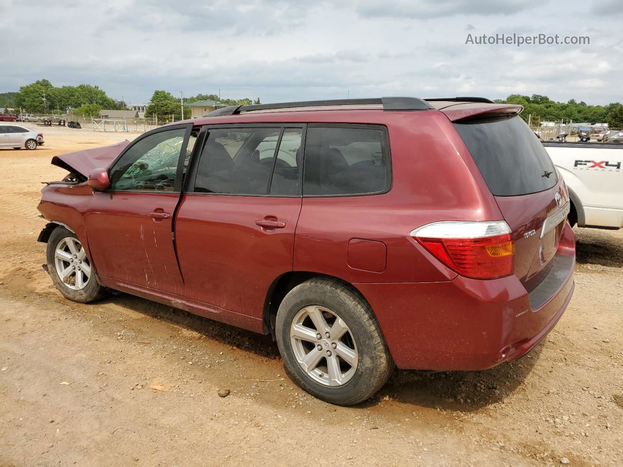 2008 Toyota Highlander  Красный vin: JTEES41A782067706