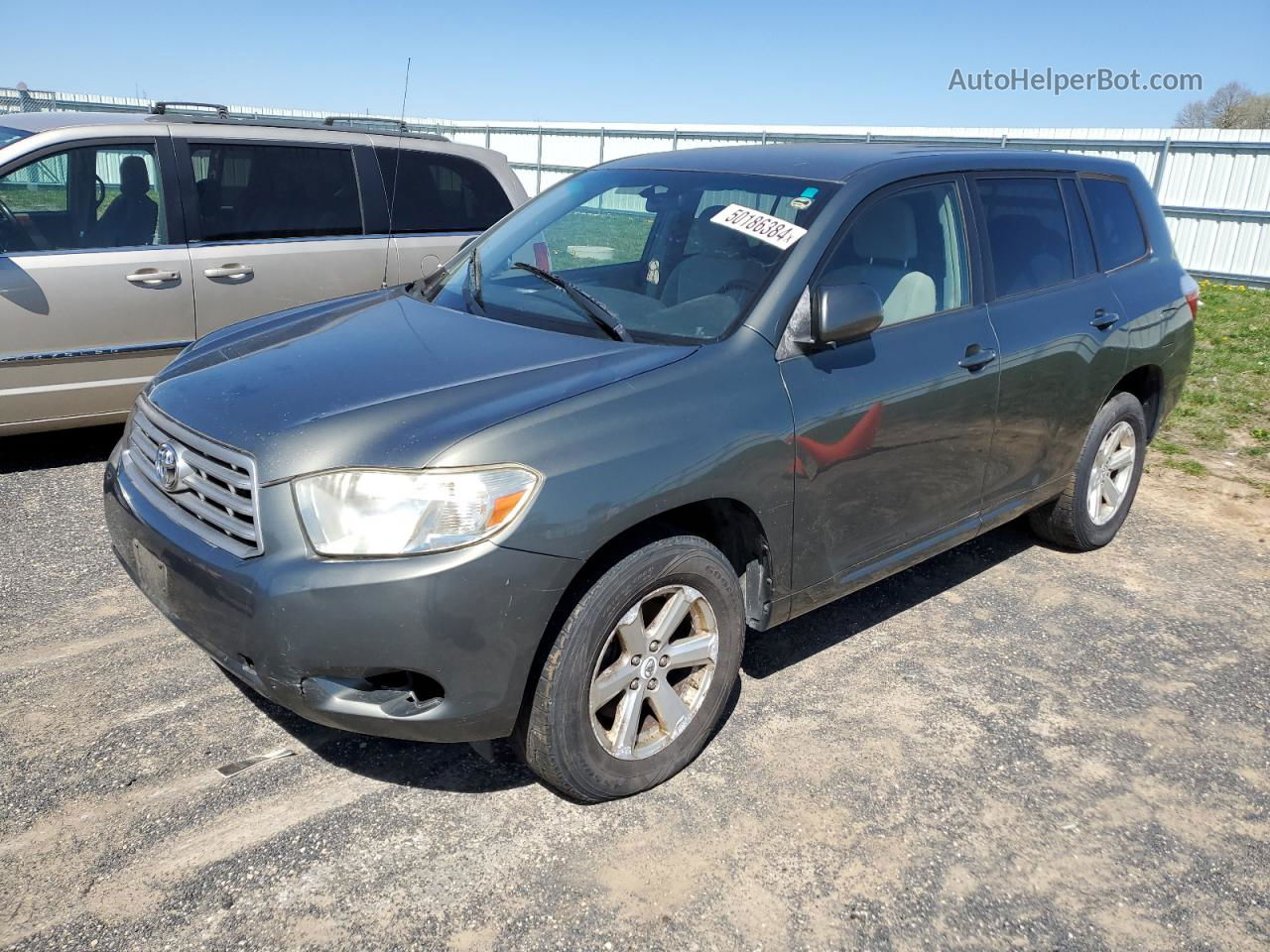 2008 Toyota Highlander  Green vin: JTEES41A882046427