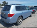 2008 Toyota Highlander   Light Blue vin: JTEES41A882055385