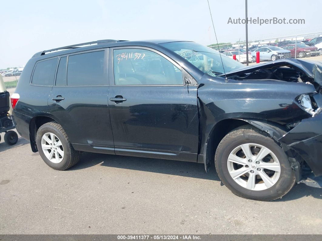 2008 Toyota Highlander   Black vin: JTEES41A982024131