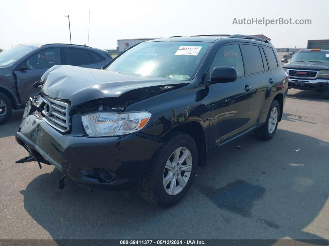 2008 Toyota Highlander   Black vin: JTEES41A982024131