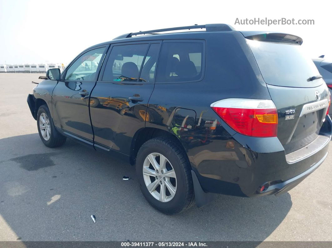 2008 Toyota Highlander   Black vin: JTEES41A982024131