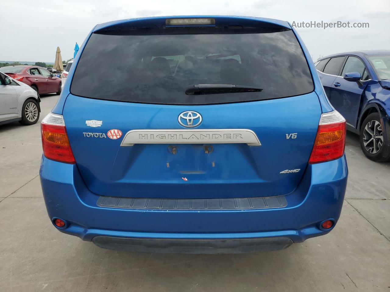 2008 Toyota Highlander  Blue vin: JTEES41AX82038362