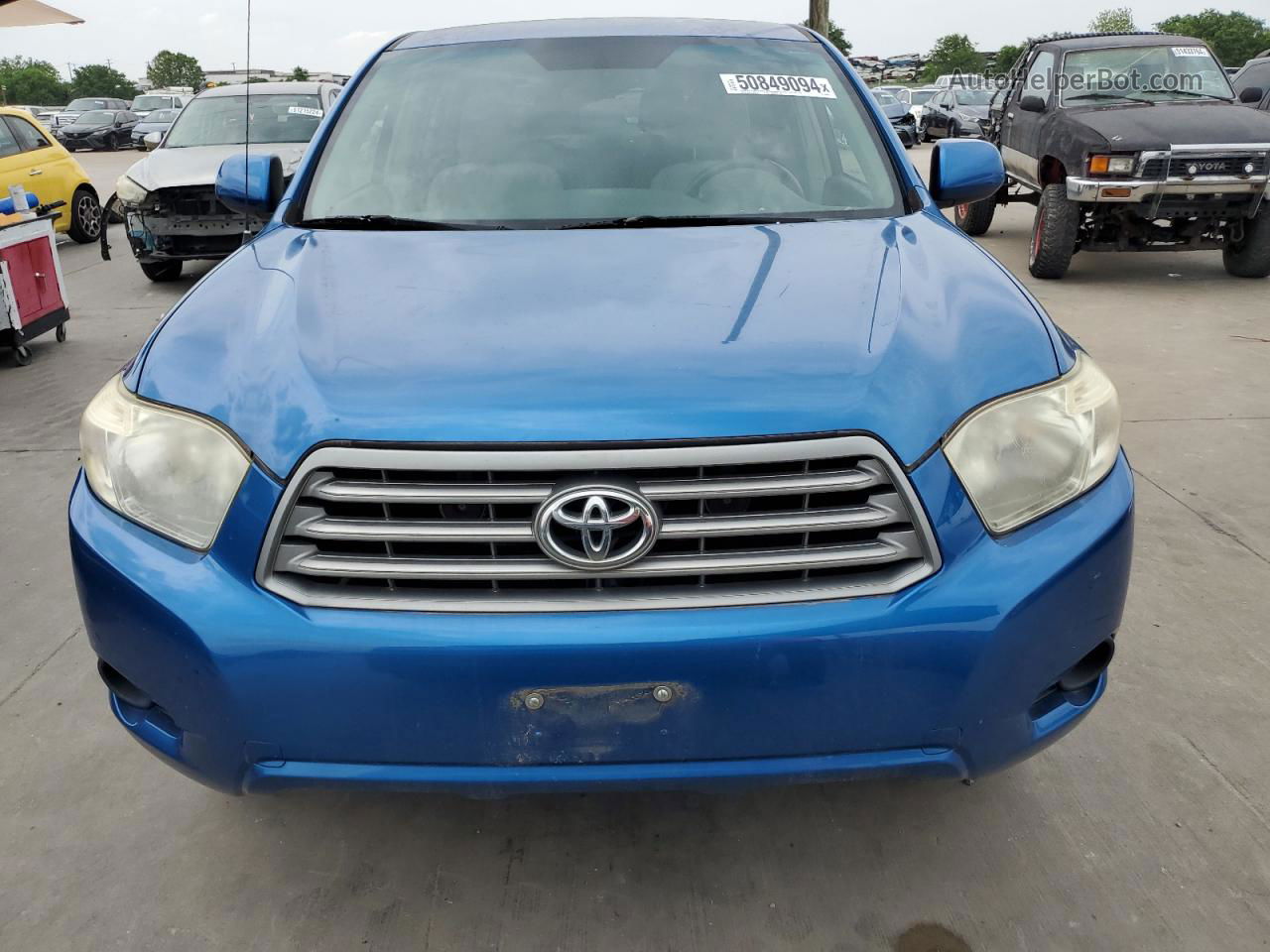 2008 Toyota Highlander  Blue vin: JTEES41AX82038362