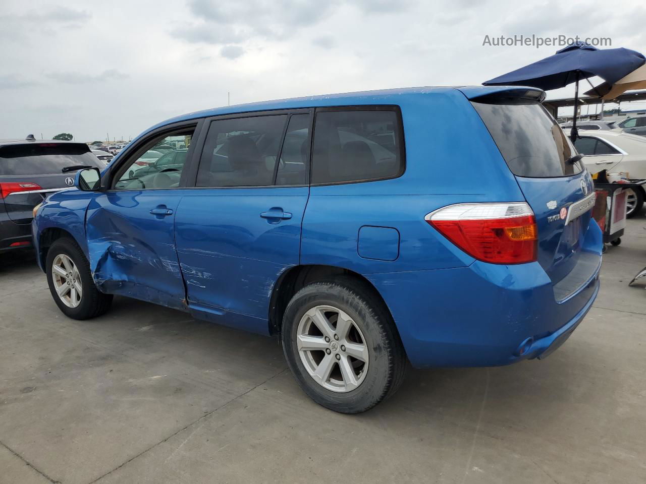 2008 Toyota Highlander  Blue vin: JTEES41AX82038362