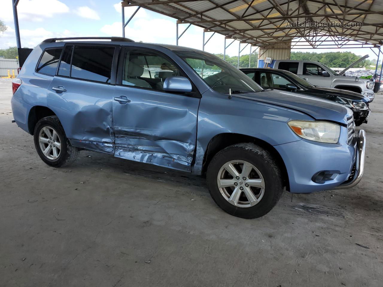 2008 Toyota Highlander  Blue vin: JTEES41AX82057767