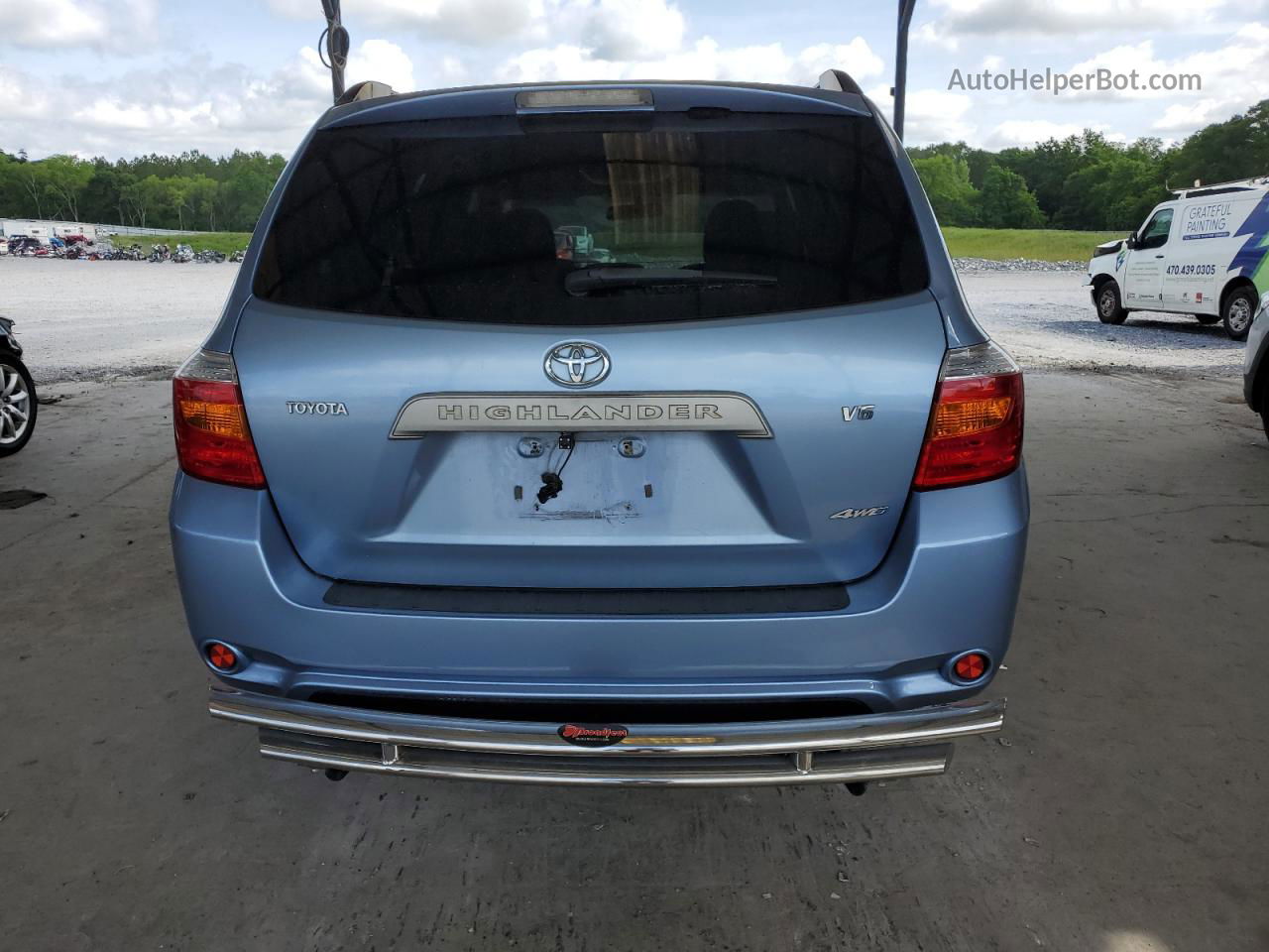 2008 Toyota Highlander  Blue vin: JTEES41AX82057767