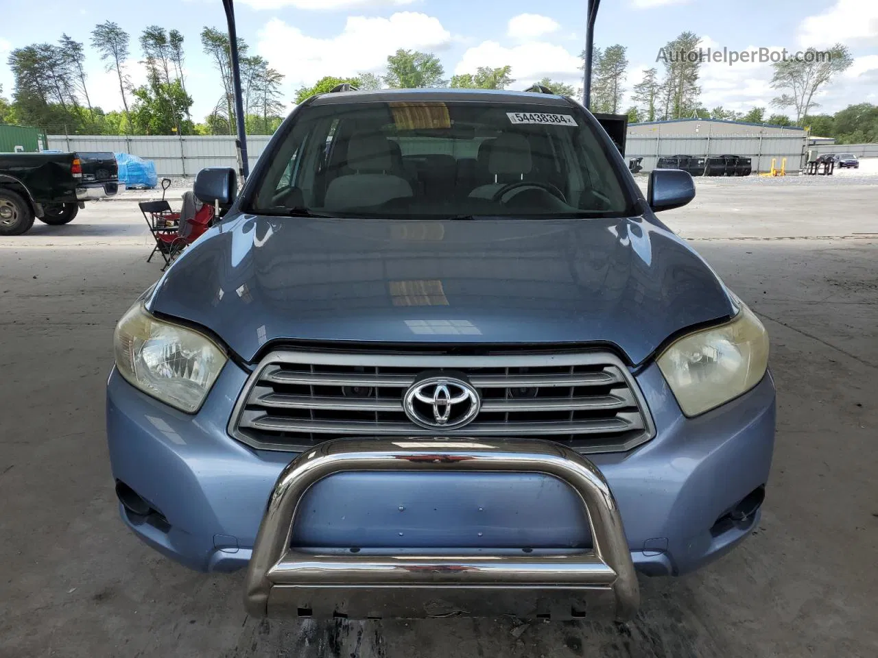 2008 Toyota Highlander  Blue vin: JTEES41AX82057767