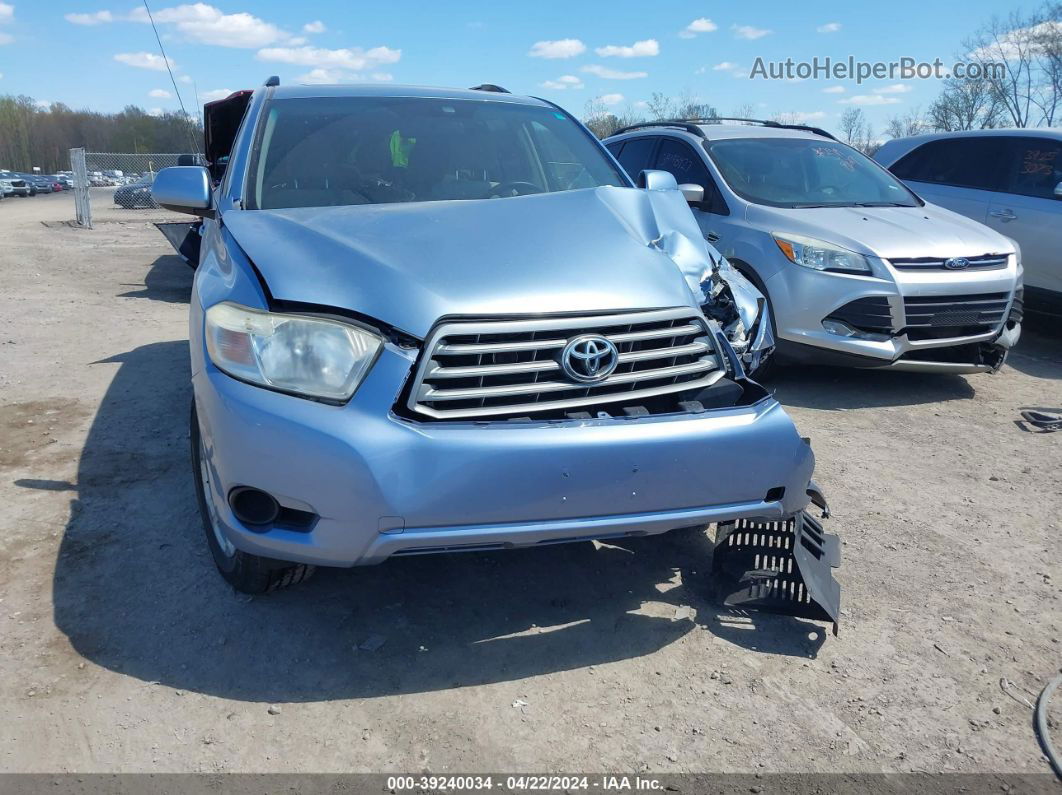 2008 Toyota Highlander   Blue vin: JTEES41AX82065030