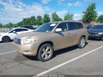 2008 Toyota Highlander Limited Желто-коричневый vin: JTEES42A082009550