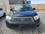 2008 Toyota Highlander Limited Black vin: JTEES42A082045528