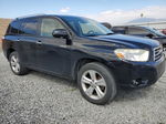 2008 Toyota Highlander Limited Black vin: JTEES42A082045528