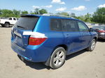 2008 Toyota Highlander Limited Blue vin: JTEES42A082103329