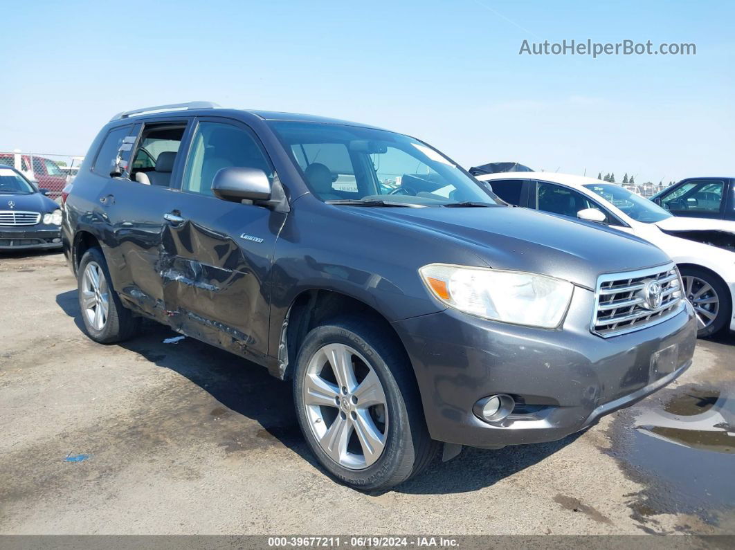 2008 Toyota Highlander Limited Gray vin: JTEES42A182032142