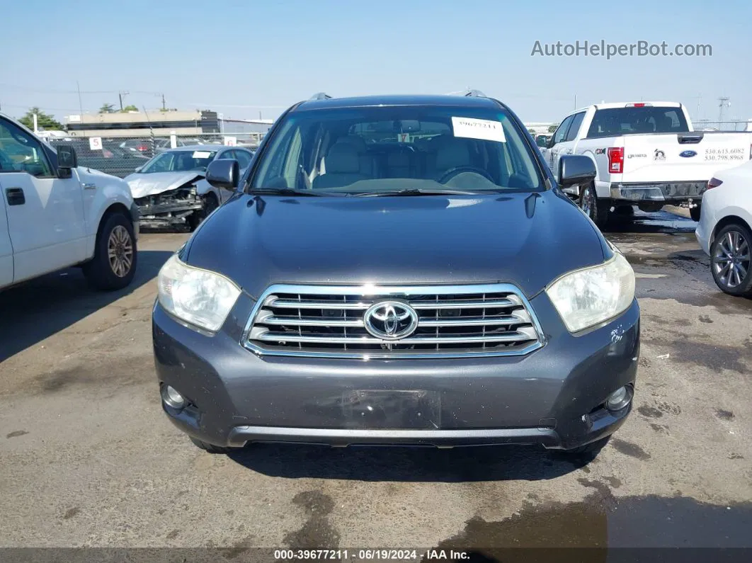 2008 Toyota Highlander Limited Gray vin: JTEES42A182032142