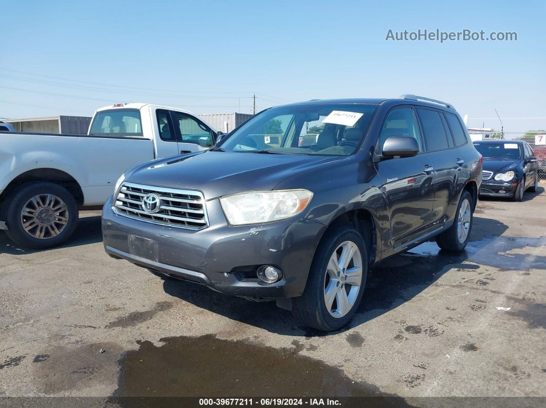 2008 Toyota Highlander Limited Серый vin: JTEES42A182032142