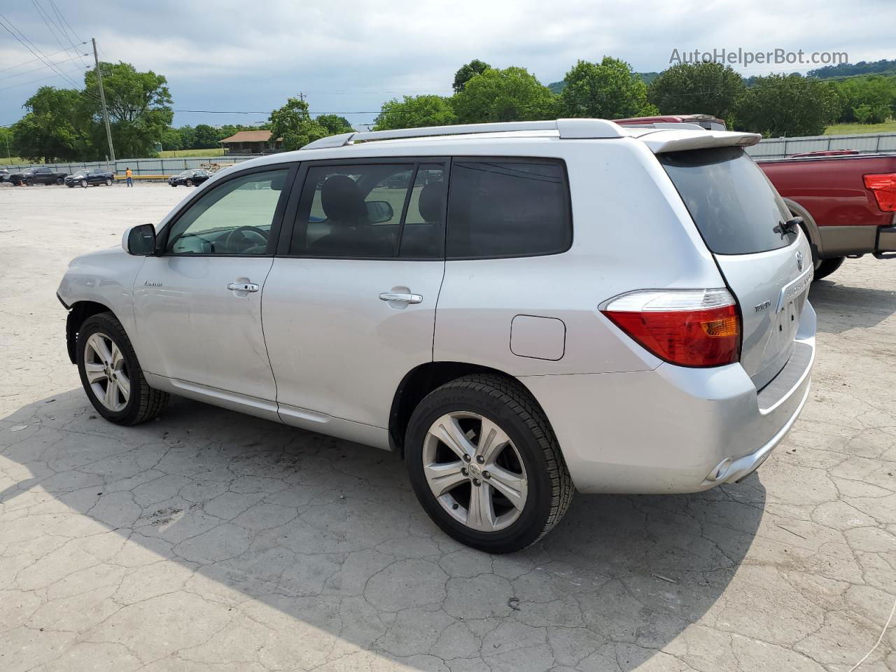 2008 Toyota Highlander Limited Silver vin: JTEES42A282004253