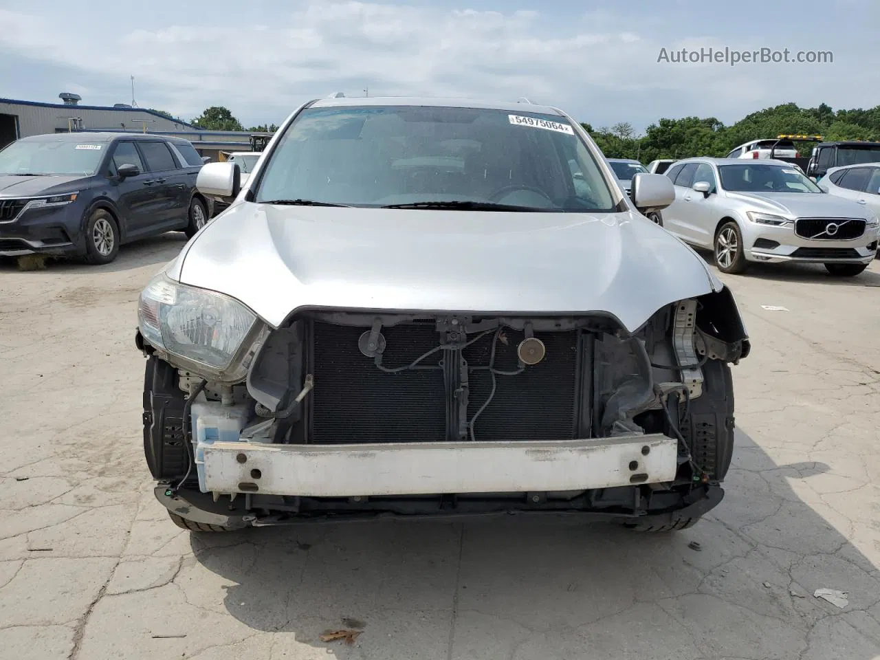 2008 Toyota Highlander Limited Silver vin: JTEES42A282004253