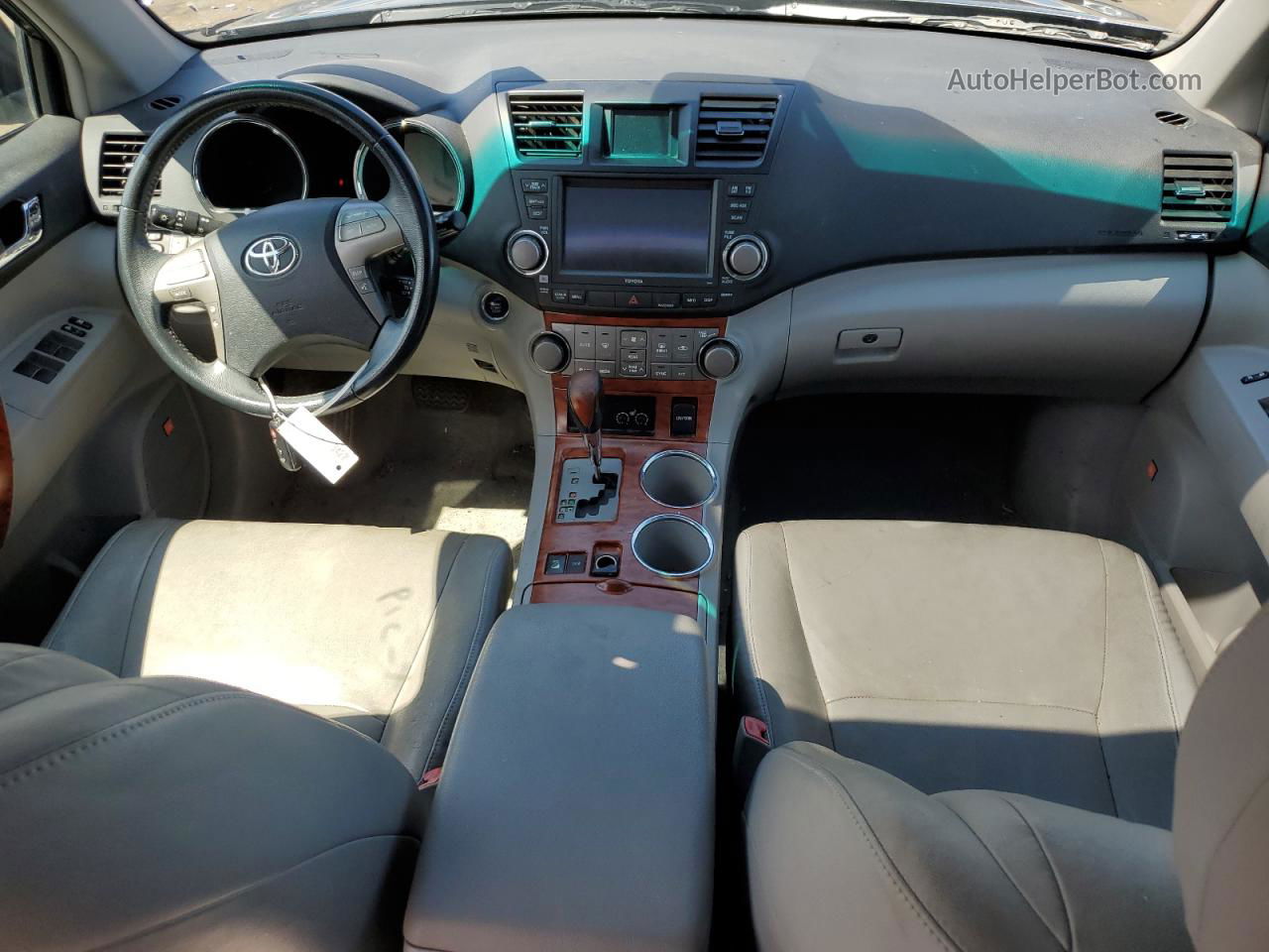 2008 Toyota Highlander Limited Угольный vin: JTEES42A282035003