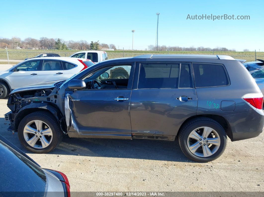 2008 Toyota Highlander Limited Gray vin: JTEES42A282044574