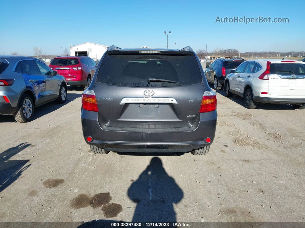 2008 Toyota Highlander Limited Gray vin: JTEES42A282044574