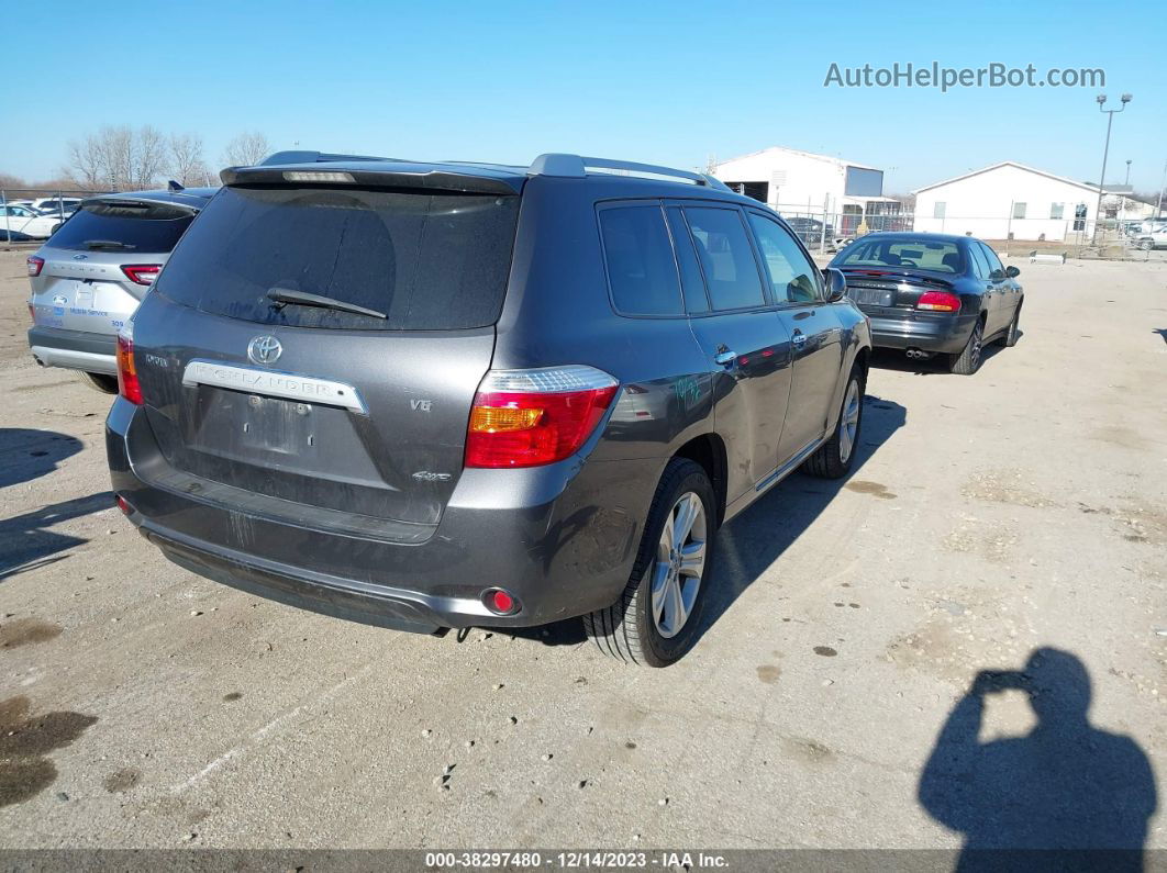 2008 Toyota Highlander Limited Gray vin: JTEES42A282044574